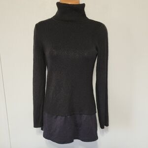 Takeout Black Turtleneck Sweater